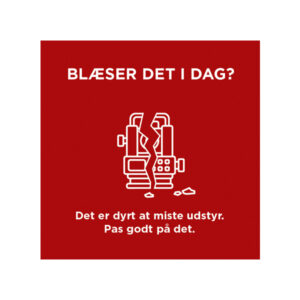 klistermærker "Blæser det idag?" - 5 stk